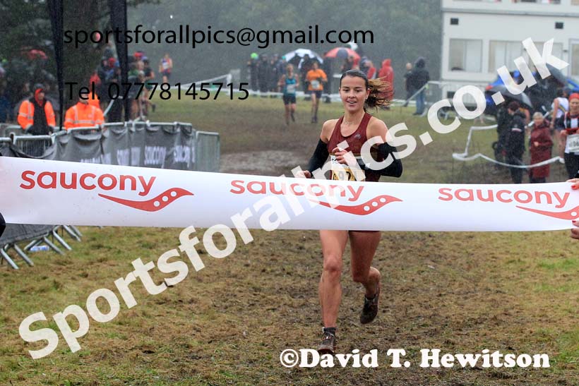 Senior Womens 2023 National Cross Country Relays, Berry Hill Park, Mansfield.  Photo: David T. Hewitson/Sports for All Pics